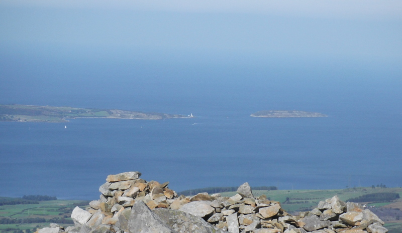  looking across to Penmon and Puffin Island in the sunshine 