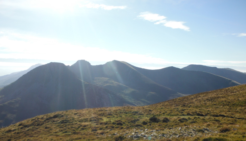  looking across to the Nantlle Ridge 