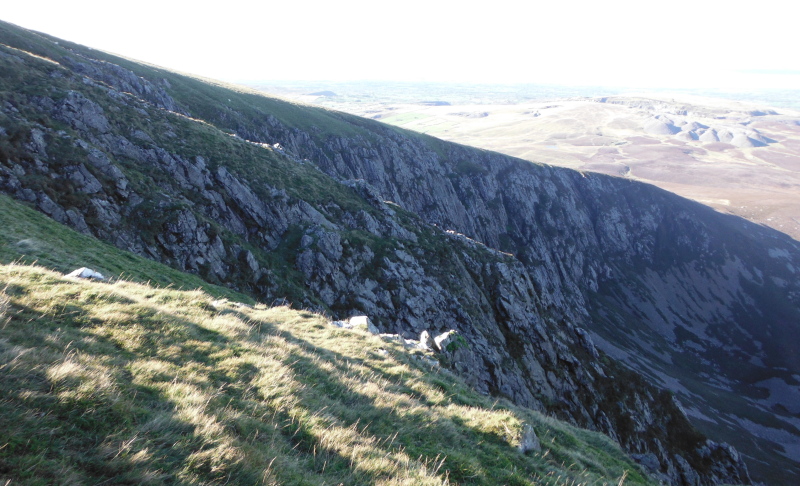  part of the Craig Cwm Du cliffs 