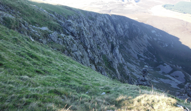  part of the Craig Cwm Du cliffs 