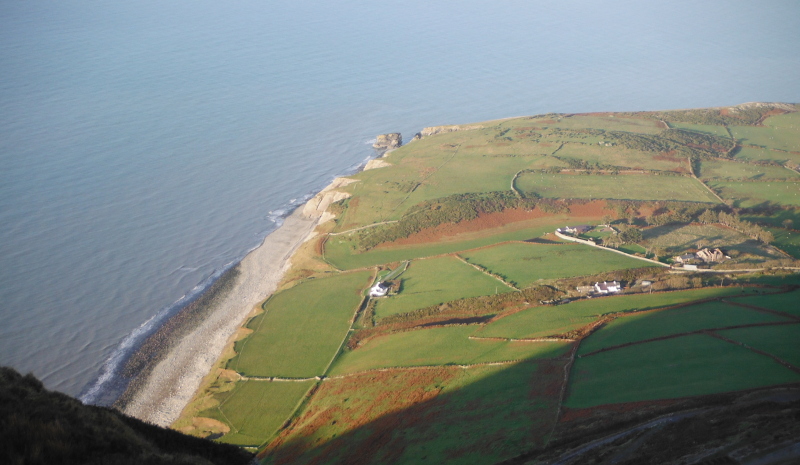  looking down on Morfa 