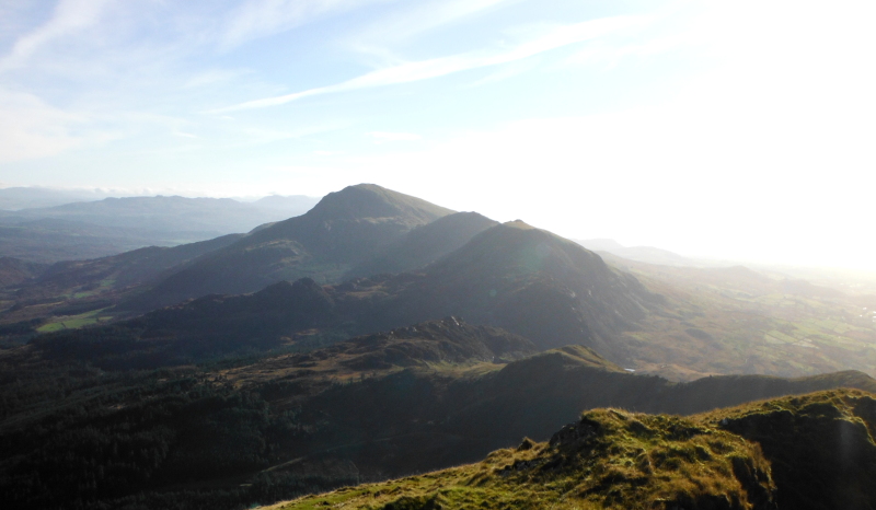  looking across to Moel Hebog 