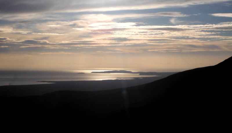  looking down the west side of the Lleyn Peninsula towards St Tudwal`s Road 