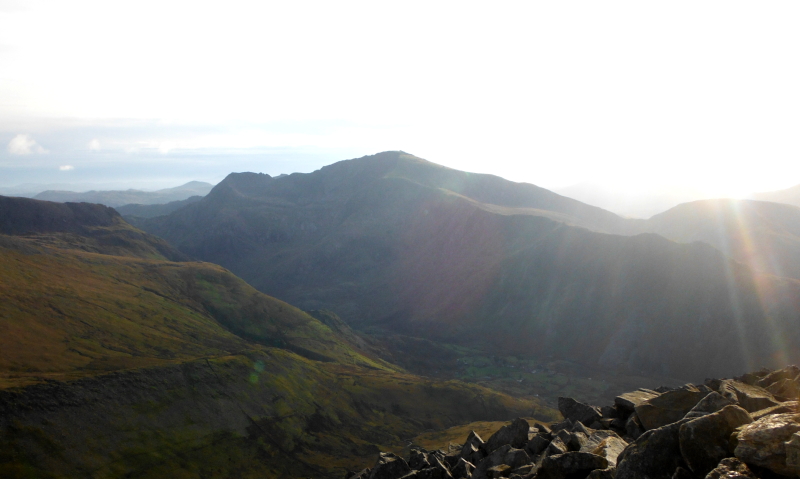  looking across to the Snowdon block