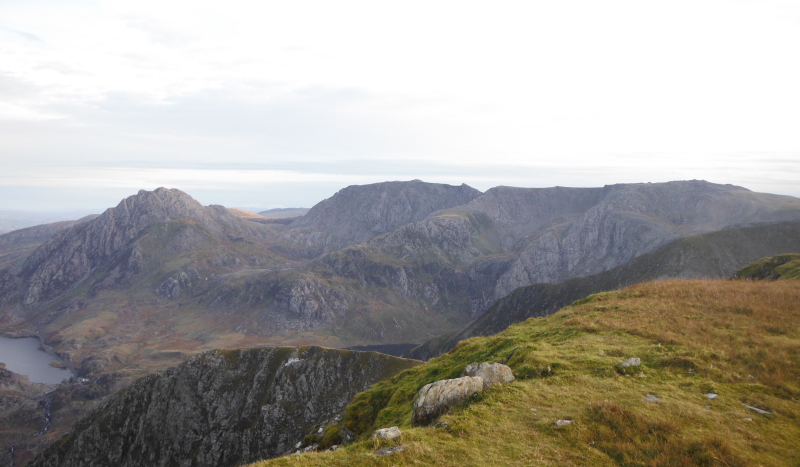  looking across to Glyder Fâ and Glyder Fawr