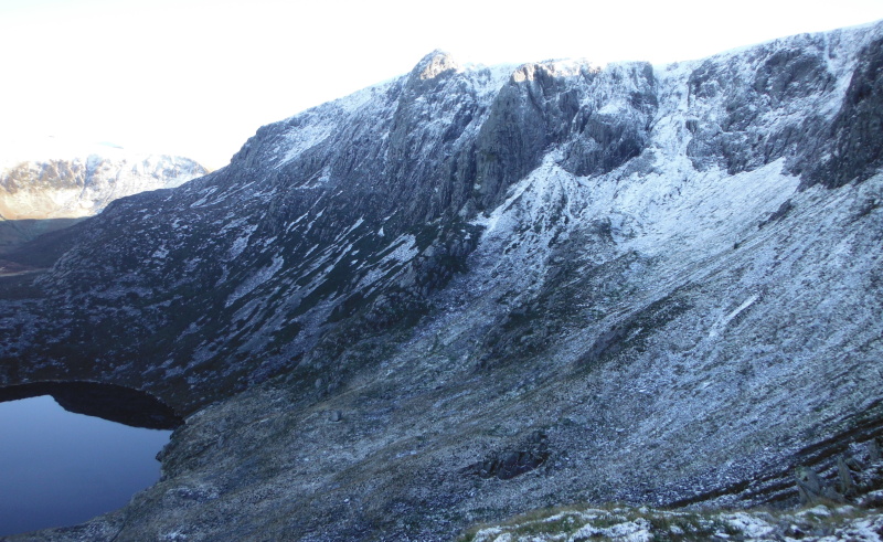  looking across to the cliffs of Craig yr Ogof 