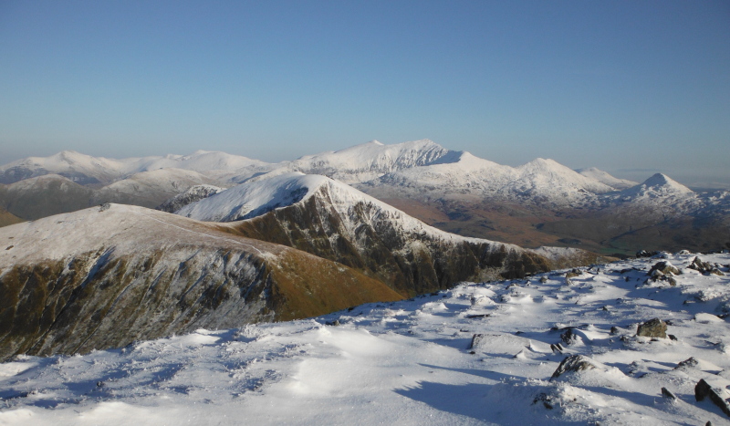  looking across Snowdonia