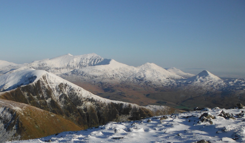  looking across to Snowdon and its south ridge 