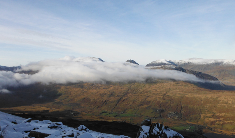  looking across to the Glyders and the Carneddau