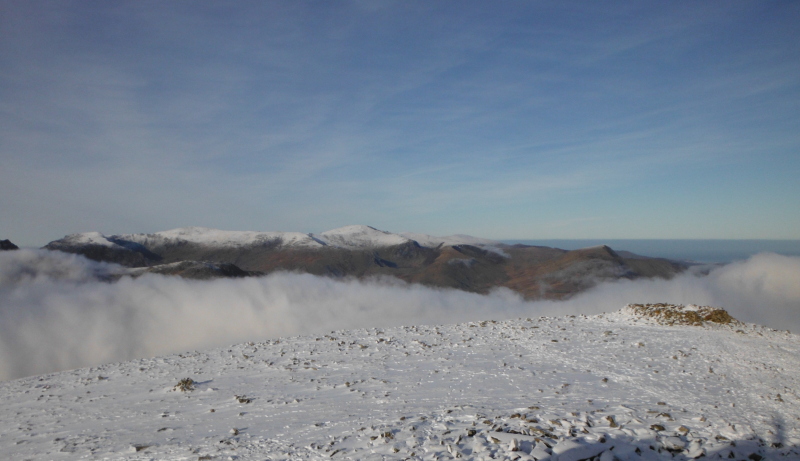  looking across to the Carneddau which was clear of the cloud 