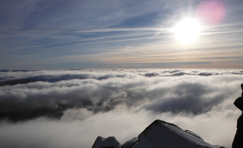  looking out across the top of the cloud 