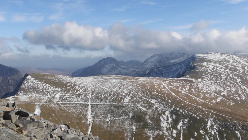  looking across to the Glyders