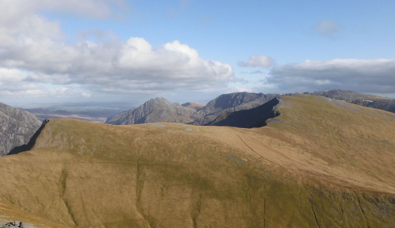  looking over to the Glyders