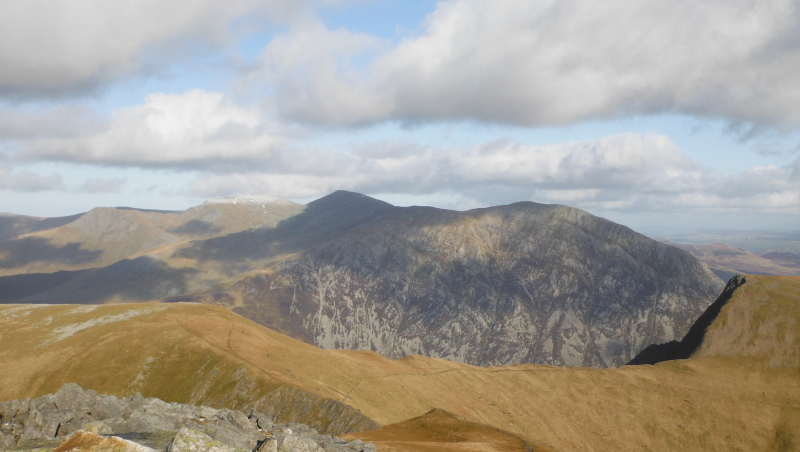  looking over to the Carneddau