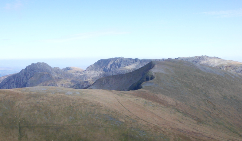  looking over to the Glyders