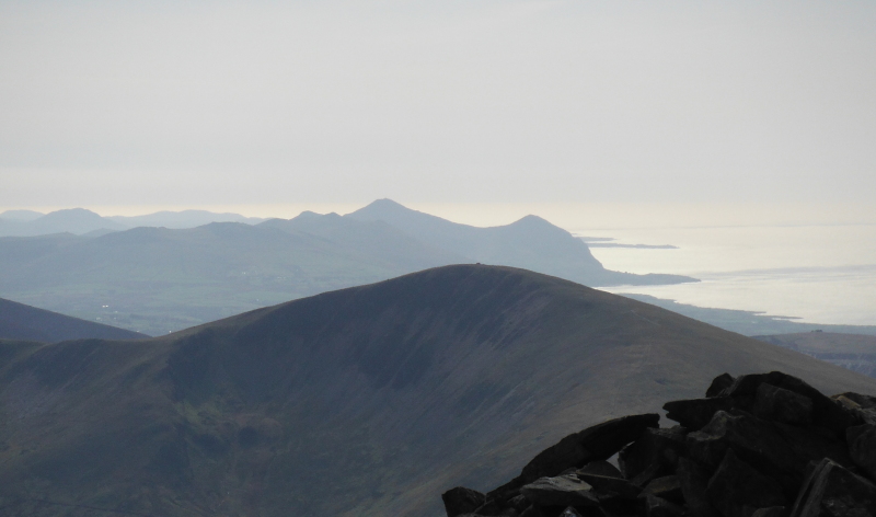  looking down the coast of the Lleyn Peninsula to Yr Eifl