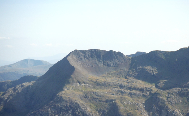  a close-up view of Crib Goch