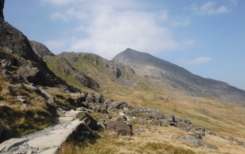  looking across to the Carneddau 