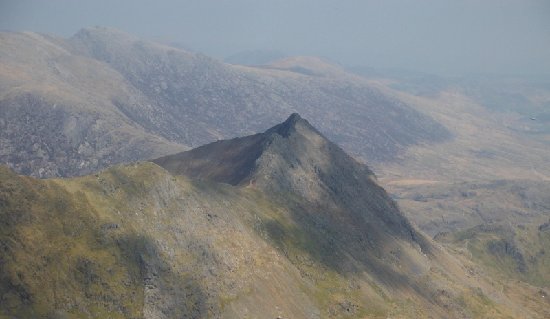  looking down on Crib Goch 