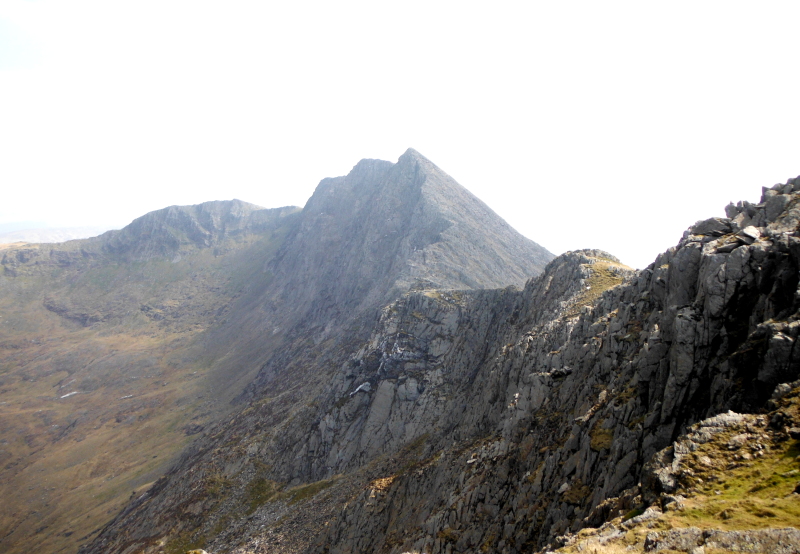  looking up at Y Lliwedd 