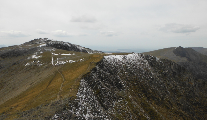  looking across Y Gribin towards Glyder Fawr 