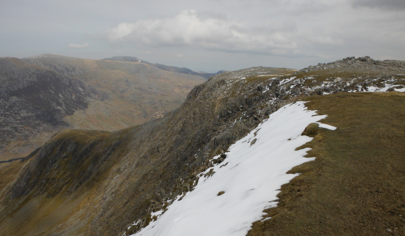  looking down Y Gribin 