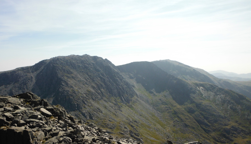  looking across to Glyder Fâch and Glyder Fawr 