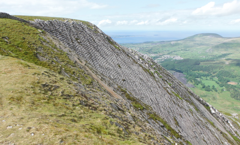  the rippled rock face 