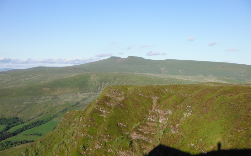  looking across to Pen y Fan and Corn Du 