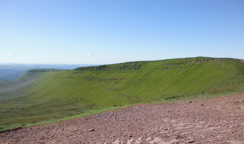  looking along the ridge 