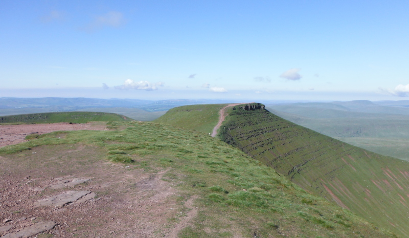  looking back to Corn Du 