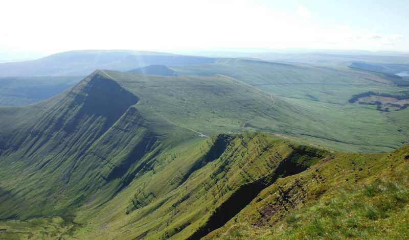  looking down on Cribyn 