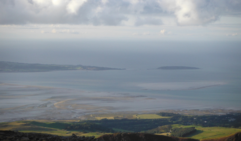  looking down on Penmon and Puffin Island 