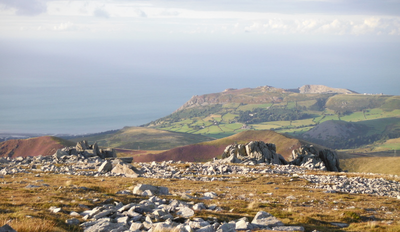  looking over the crags to Penmaen Mawr 