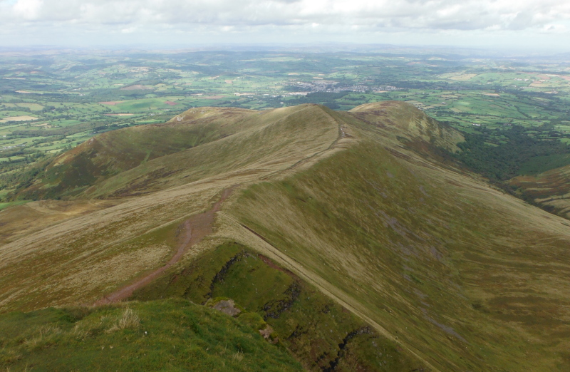  looking down the north ridge 