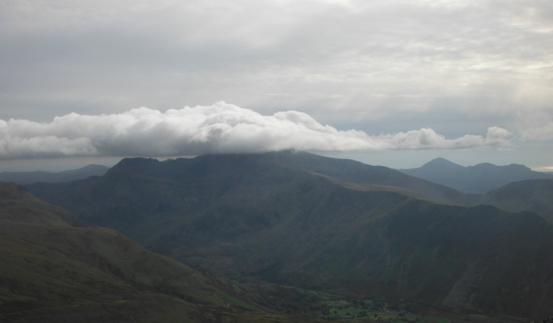  looking across to Snowdon with its hat on 