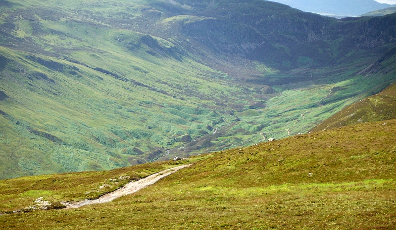  the giant mole hills down in Glen Turret 