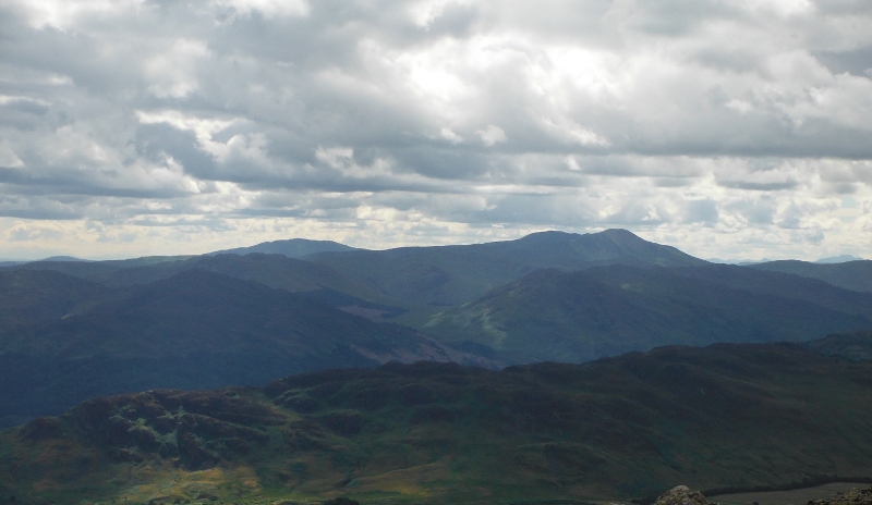  looking across to Ben Ledi, Stùc a` Chroin, and Ben Vorlich  