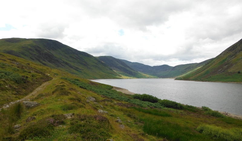  the shafts of sunshine lighting up some wee bits of the hills 