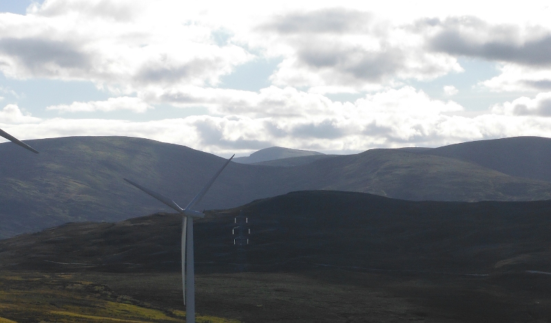  looking across to Ben Chonzie 