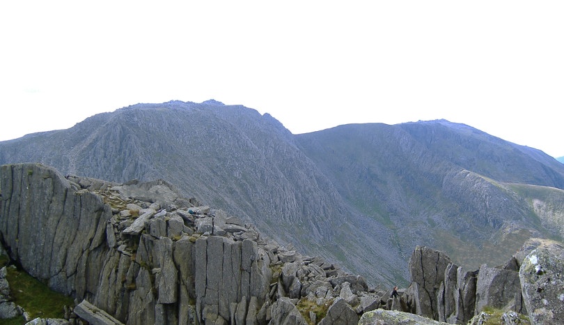 looking across to the northern end of the Glyders 