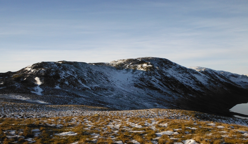  looking up to Carn Chòis 