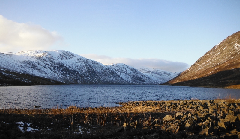  looking up Loch Turret 