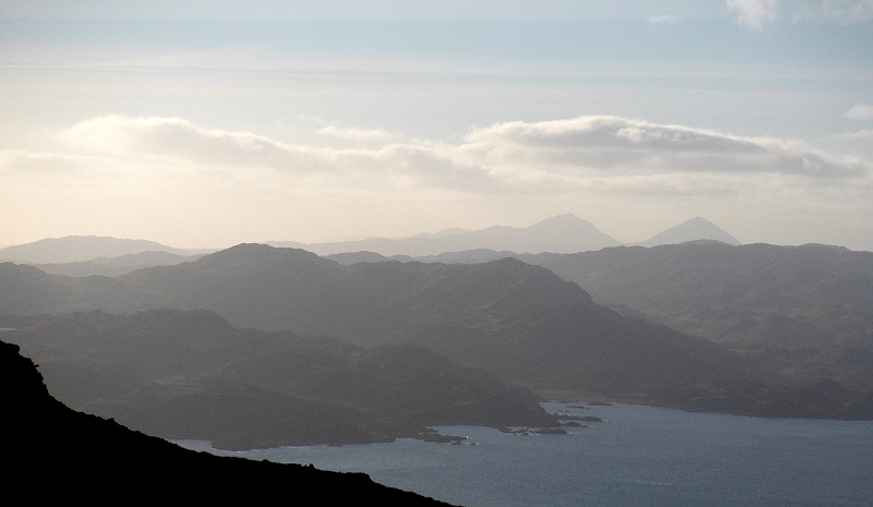  a rather hazy view of the Paps of Jura 