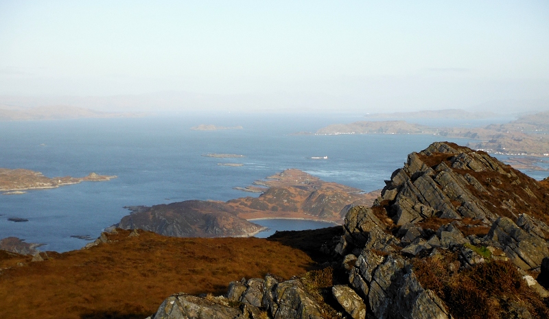  a closer view looking down on Lunga 