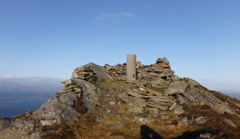  the cairn on Cruach Scarba 