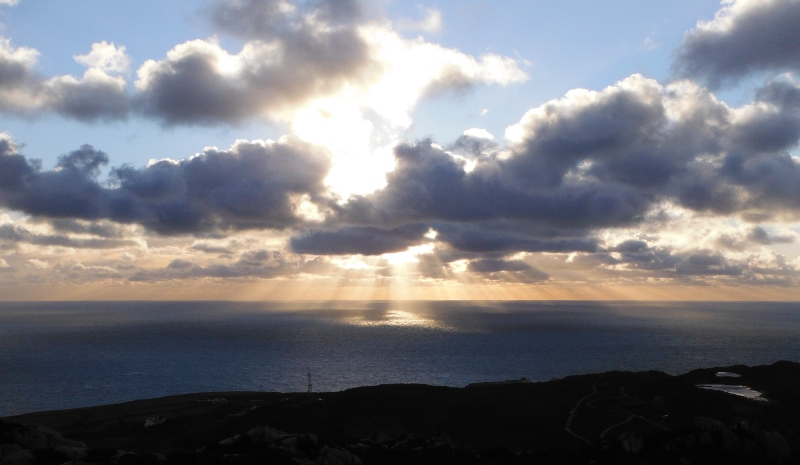  looking down on Holyhead  