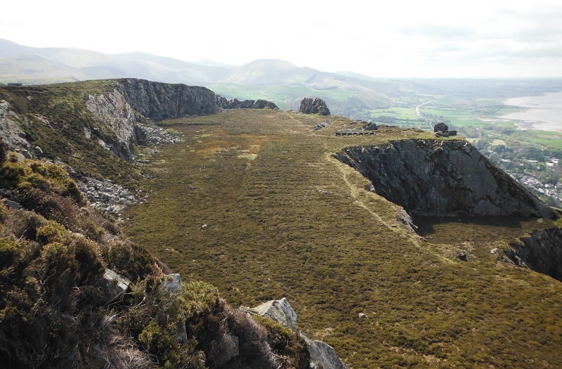  the quarry which takes up all the west end of Penmaen Mawr 