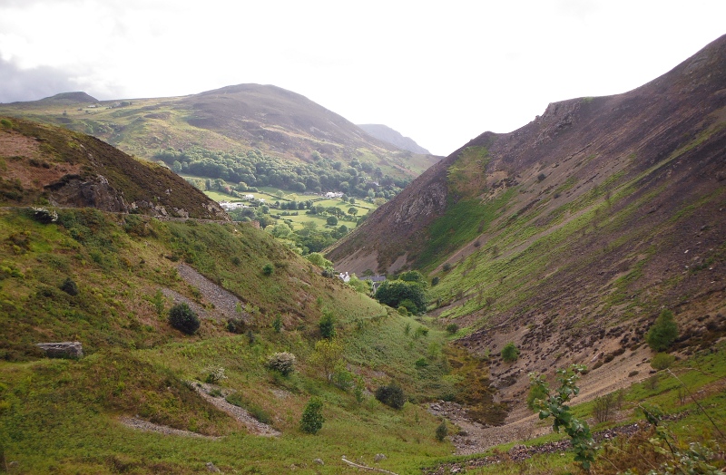  looking down from near the top of the pass 