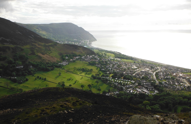  looking down from near the top of Alltwen